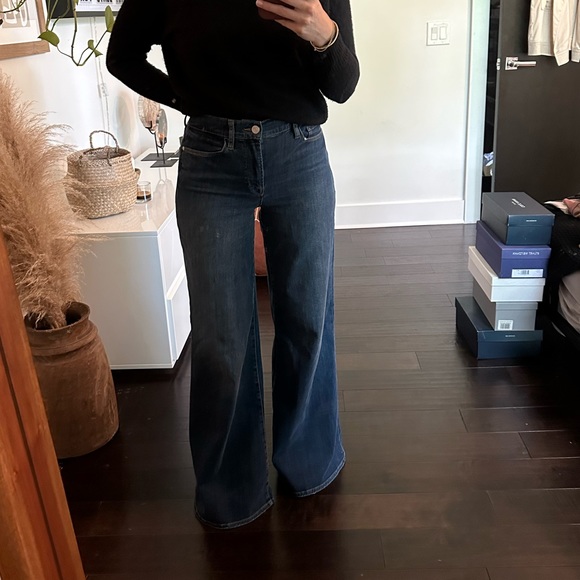 FRAME Le Palazzo High Rise Wide Leg Jeans Sz. 27 - Picture 1 of 10